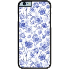 Coque iPhone 6/6s - Spring 23 watercolor blue flowers