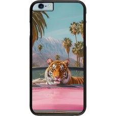 Coque iPhone 6/6s - Tigre voiture rose