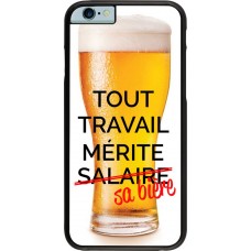 Hülle iPhone 6/6s - Tout travail mérite sa bière