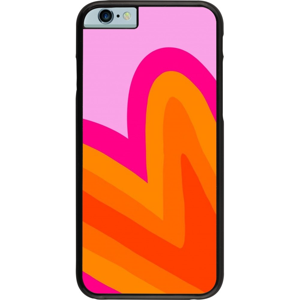 Coque iPhone 6/6s - Valentine 2024 heart gradient