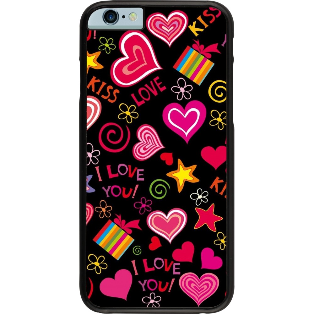 Coque iPhone 6/6s - Valentine 2023 love symbols