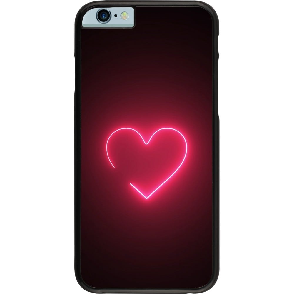 Coque iPhone 6/6s - Valentine 2023 single neon heart