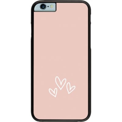 iPhone 6/6s Case Hülle - Valentine 2023 three minimalist hearts