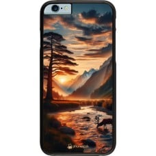 Coque iPhone 6/6s - Valley Sunset Deer Tree