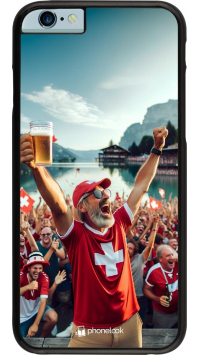 Coque iPhone 6/6s - Victoire suisse fan zone Euro 2024