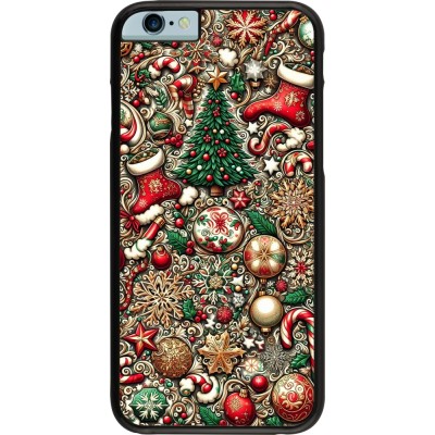 Coque iPhone 6/6s - Noël 2023 micro pattern