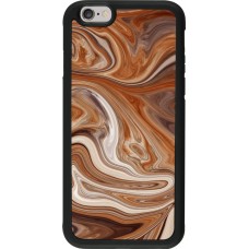 Coque iPhone 6/6s - Silicone rigide noir Autumn 2024 marbe