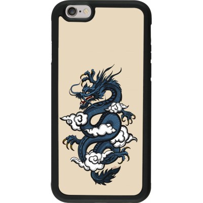 Coque iPhone 6/6s - Silicone rigide noir Blue Dragon Tattoo