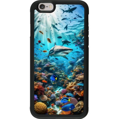 Coque iPhone 6/6s - Silicone rigide noir Bora Bora Mer et Merveilles