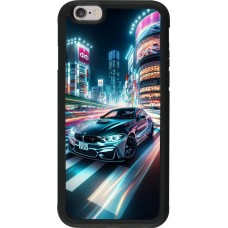 Coque iPhone 6/6s - Silicone rigide noir BMW M4 Tokyo Night