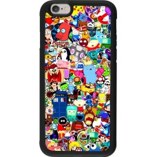 Coque iPhone 6/6s - Silicone rigide noir Mixed cartoons