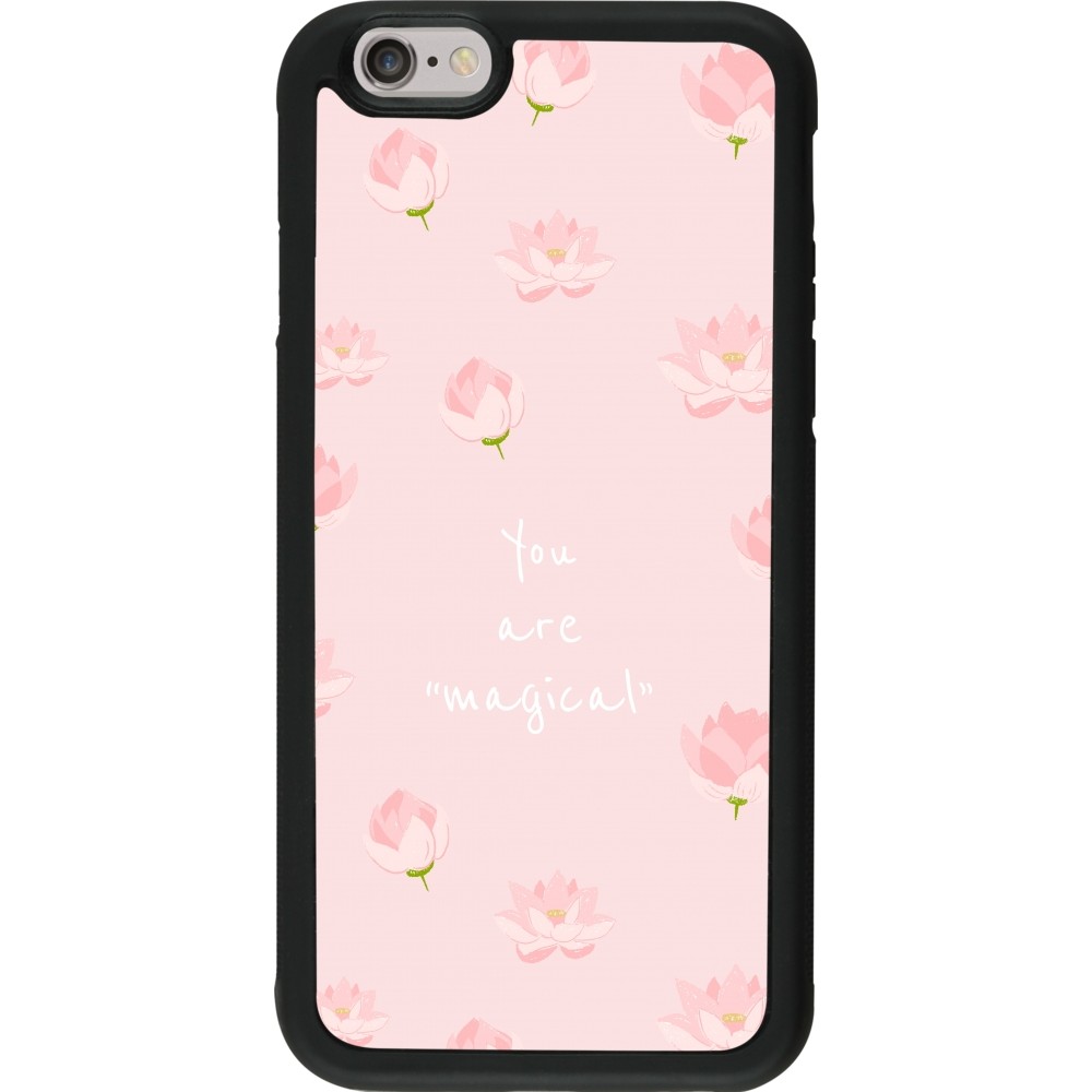 Coque iPhone 6/6s - Silicone rigide noir Mom 2023 your are magical