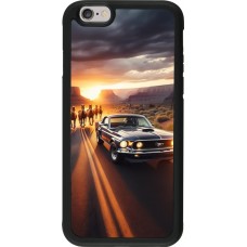 Coque iPhone 6/6s - Silicone rigide noir Mustang 69 Grand Canyon