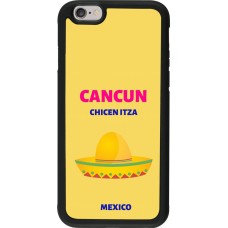 Coque iPhone 6/6s - Silicone rigide noir Pop Summer Destination Cancun