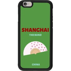 Coque iPhone 6/6s - Silicone rigide noir Pop Summer Destination Shanghai