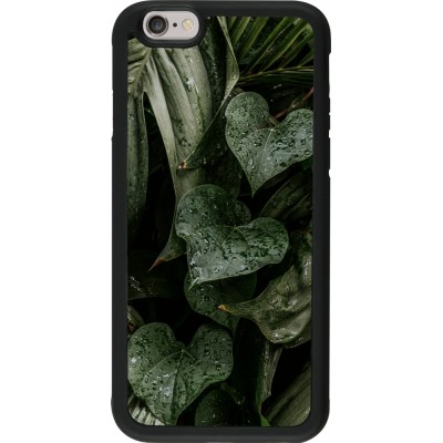 Coque iPhone 6/6s - Silicone rigide noir Spring 23 fresh plants