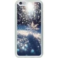 Coque iPhone 6/6s - Silicone rigide transparent Flocon Solaire Éclat