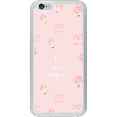 Coque iPhone 6/6s - Silicone rigide transparent Mom 2023 your are magical