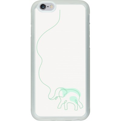 Coque iPhone 6/6s - Silicone rigide transparent Spring 23 baby elephant