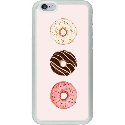 Coque iPhone 6/6s - Silicone rigide transparent Spring 23 donuts