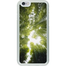 Coque iPhone 6/6s - Silicone rigide transparent Spring 23 forest blue sky