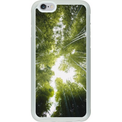 Coque iPhone 6/6s - Silicone rigide transparent Spring 23 forest blue sky