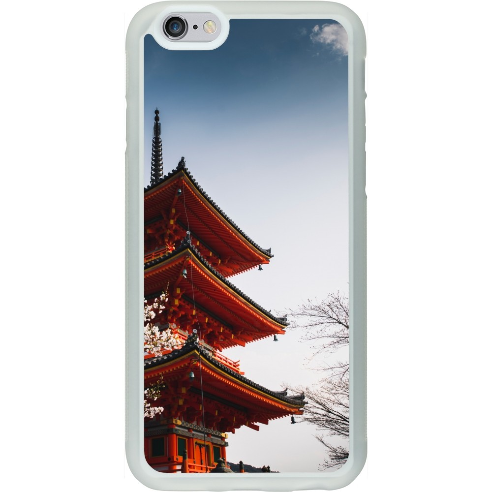 Coque iPhone 6/6s - Silicone rigide transparent Spring 23 Japan