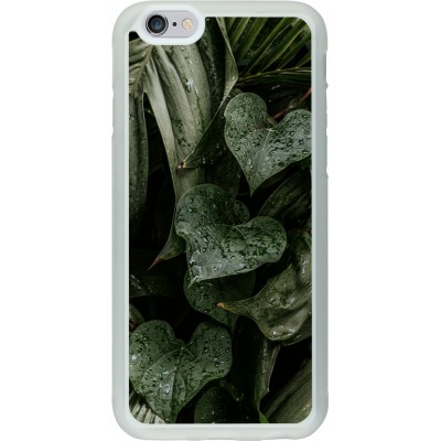 Coque iPhone 6/6s - Silicone rigide transparent Spring 23 fresh plants