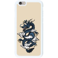 Coque iPhone 6/6s - Silicone rigide blanc Blue Dragon Tattoo