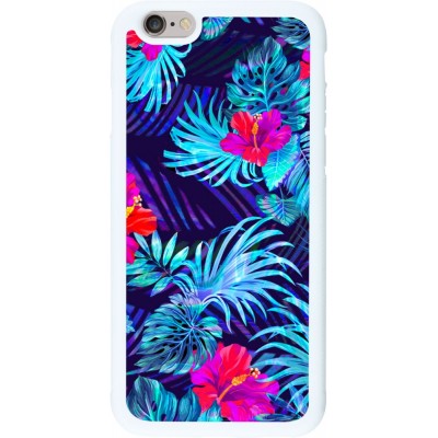 Coque iPhone 6/6s - Silicone rigide blanc Blue Forest