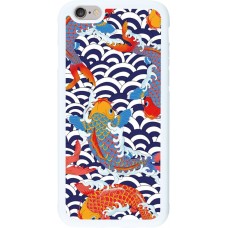 Coque iPhone 6/6s - Silicone rigide blanc Easter 2023 japanese fish