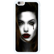 Coque iPhone 6/6s - Silicone rigide blanc Halloween 2023 gothic vampire