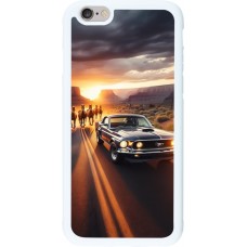 Coque iPhone 6/6s - Silicone rigide blanc Mustang 69 Grand Canyon