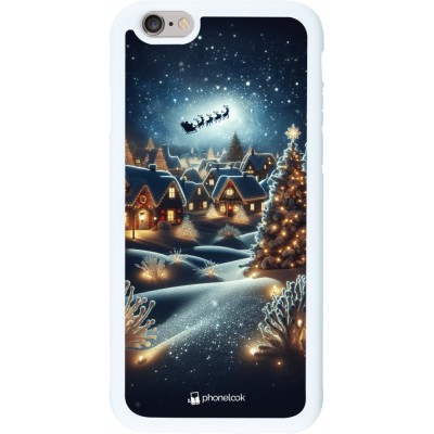 Coque iPhone 6/6s - Silicone rigide blanc Noël 2023 Christmas is Coming