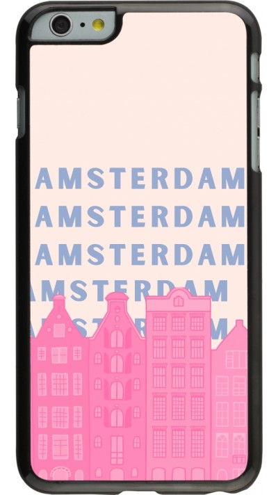 Coque iPhone 6 Plus / 6s Plus - Amsterdam Pink Print