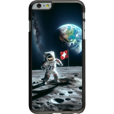 Coque iPhone 6 Plus / 6s Plus - Astro Suisse sur lune