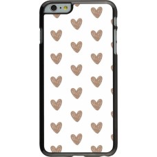 Coque iPhone 6 Plus / 6s Plus - Autumn 2024 brown hearts