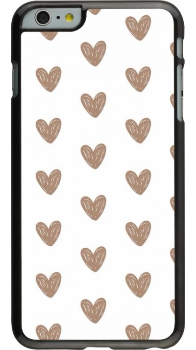 Coque iPhone 6 Plus / 6s Plus - Autumn 2024 brown hearts