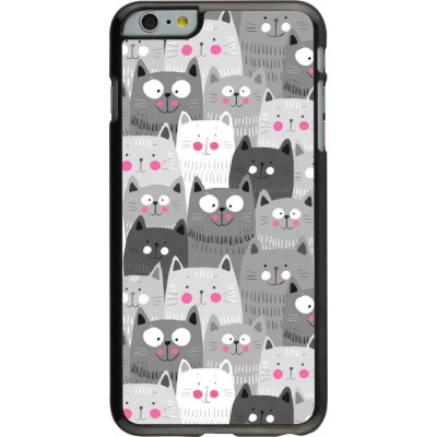 Coque iPhone 6 Plus / 6s Plus - Chats gris troupeau