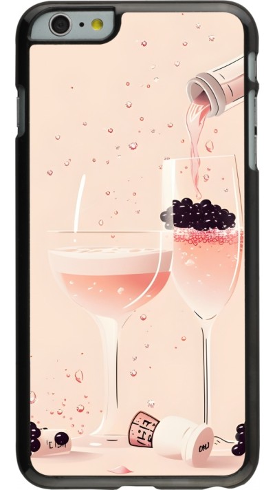 Coque iPhone 6 Plus / 6s Plus - Champagne Pouring Pink