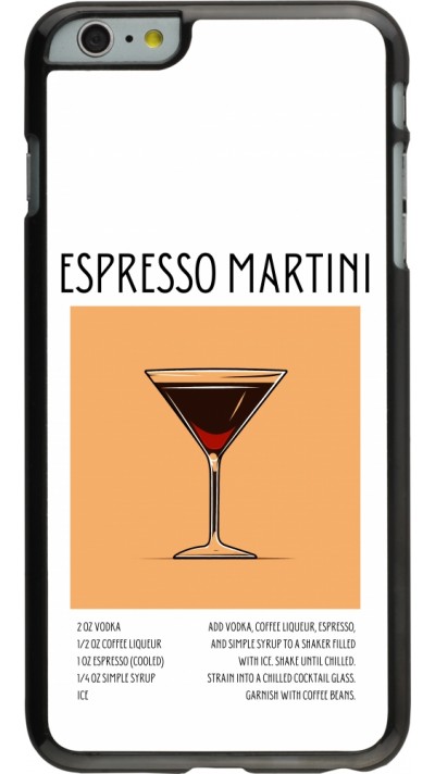 Coque iPhone 6 Plus / 6s Plus - Cocktail recette Espresso Martini