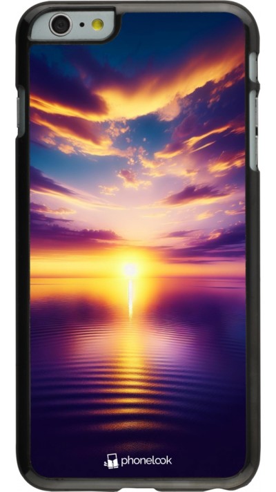 Coque iPhone 6 Plus / 6s Plus - Coucher soleil jaune violet