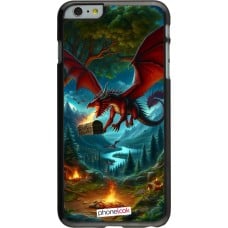 Coque iPhone 6 Plus / 6s Plus - Dragon Volant Forêt Trésor