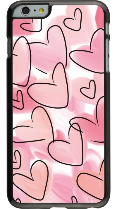 Coque iPhone 6 Plus / 6s Plus - Easter 2023 pink hearts