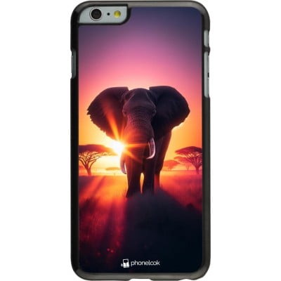 Coque iPhone 6 Plus / 6s Plus - Elephant Sunrise Beauty