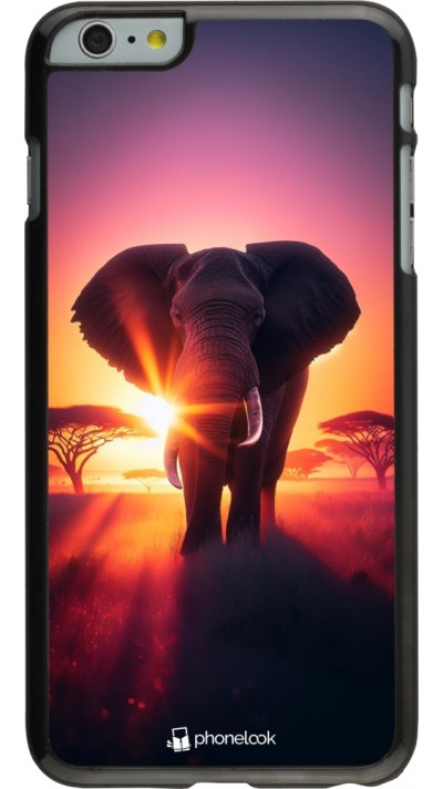 Coque iPhone 6 Plus / 6s Plus - Elephant Sunrise Beauty