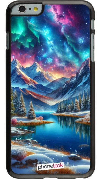 Coque iPhone 6 Plus / 6s Plus - Fantasy Mountain Lake Sky Stars