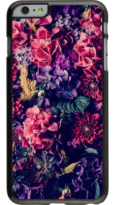 Coque iPhone 6 Plus / 6s Plus - Flowers Dark