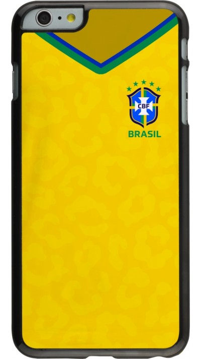 Coque iPhone 6 Plus / 6s Plus - Maillot de football Brésil 2022 personnalisable