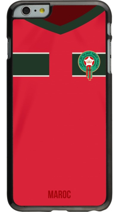 Coque iPhone 6 Plus / 6s Plus - Maillot de football Maroc 2022 personnalisable